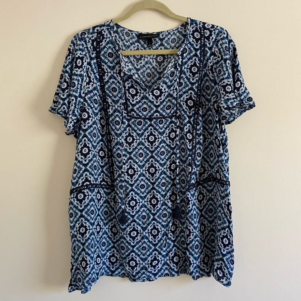 Lane Bryant summer boho shirt
